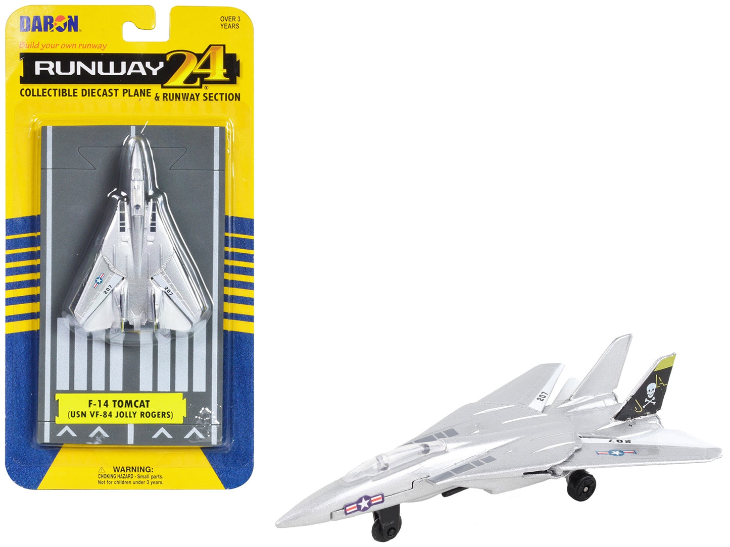 Grumman F-14 Tomcat Fighter Aircraft Silver Metallic "United - Premium Grumman from Runway24 - Just $26.09! Shop now at Rapidvehicles