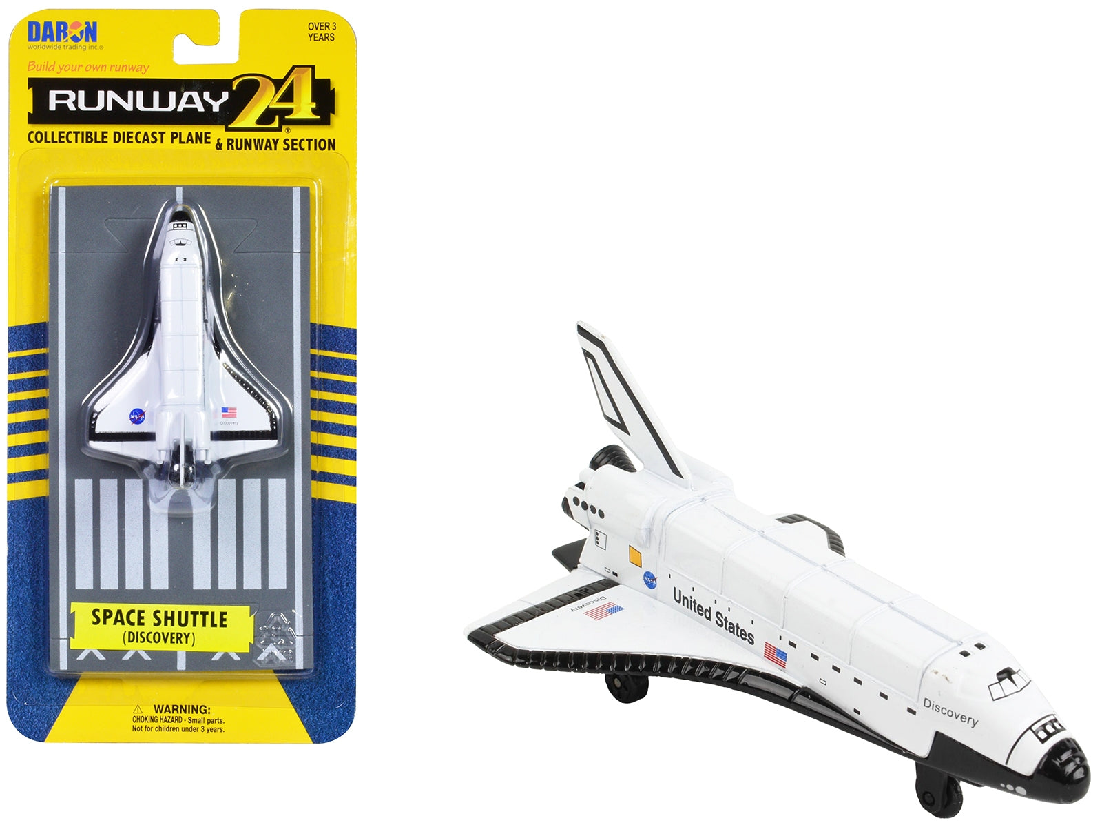 NASA "Discovery" Space Shuttle White "United States" with Runway - Premium Other from Runway24 - Just $23.99! Shop now at Rapidvehicles