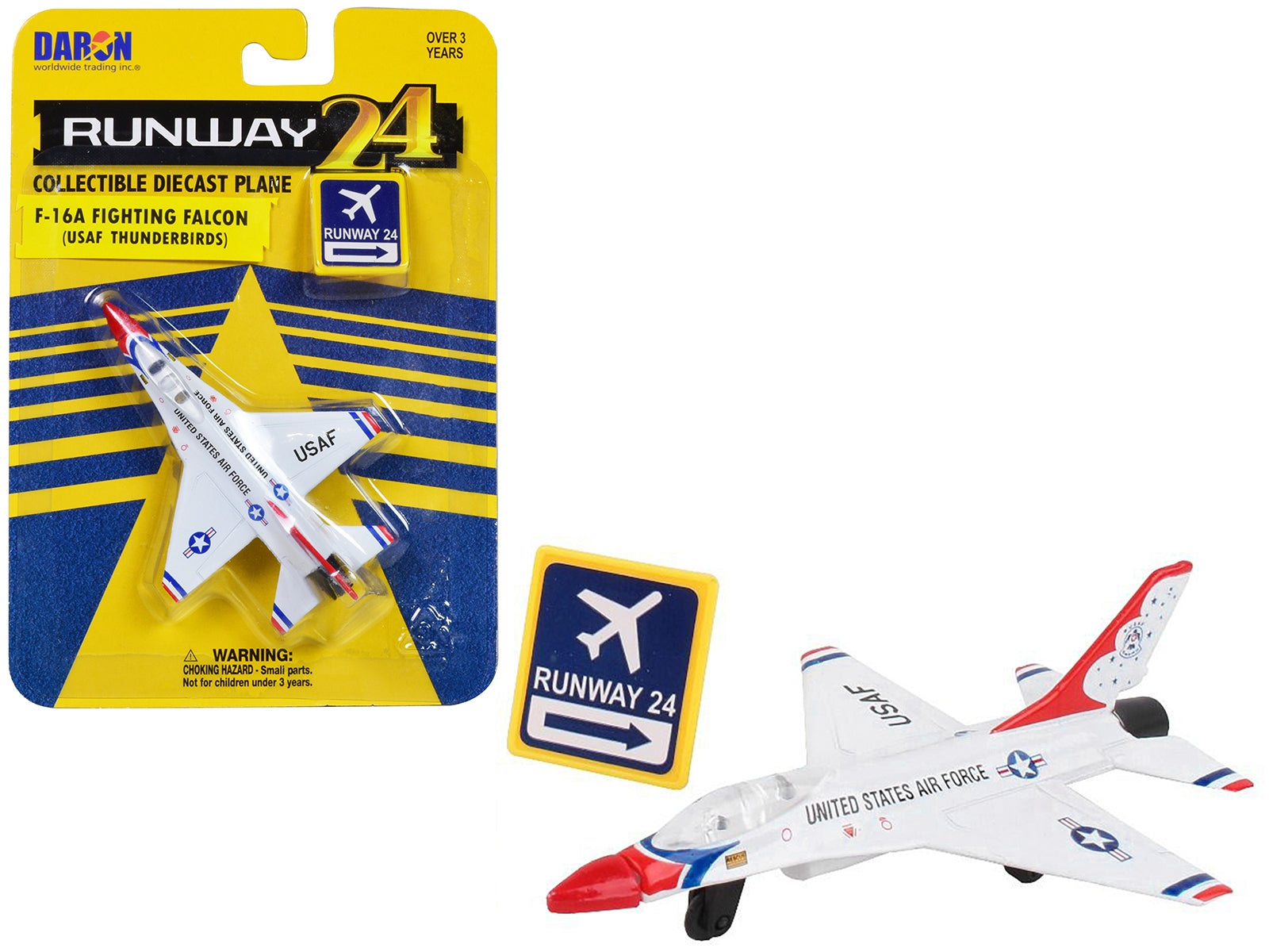 General Dynamics F-16 Fighting Falcon Fighter Aircraft White - Premium General Dynamics from Runway24 - Just $27.99! Shop now at Rapidvehicles