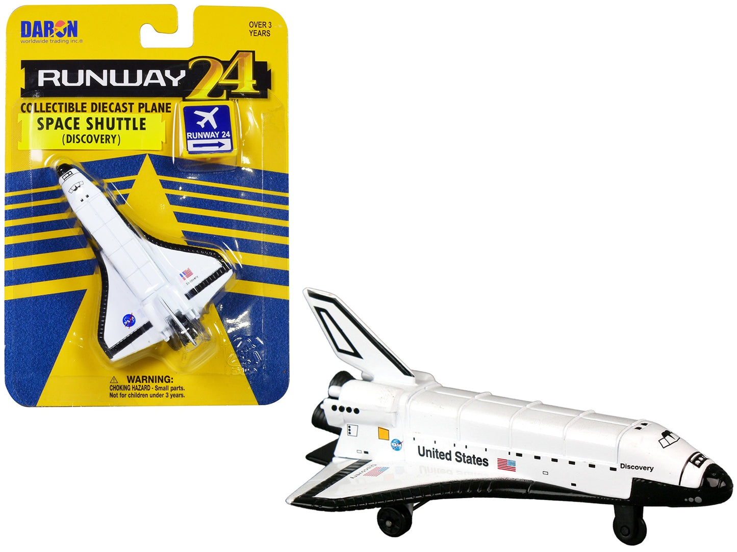 NASA "Discovery" Space Shuttle White "United States" with Runway - Premium Other from Runway24 - Just $27.99! Shop now at Rapidvehicles