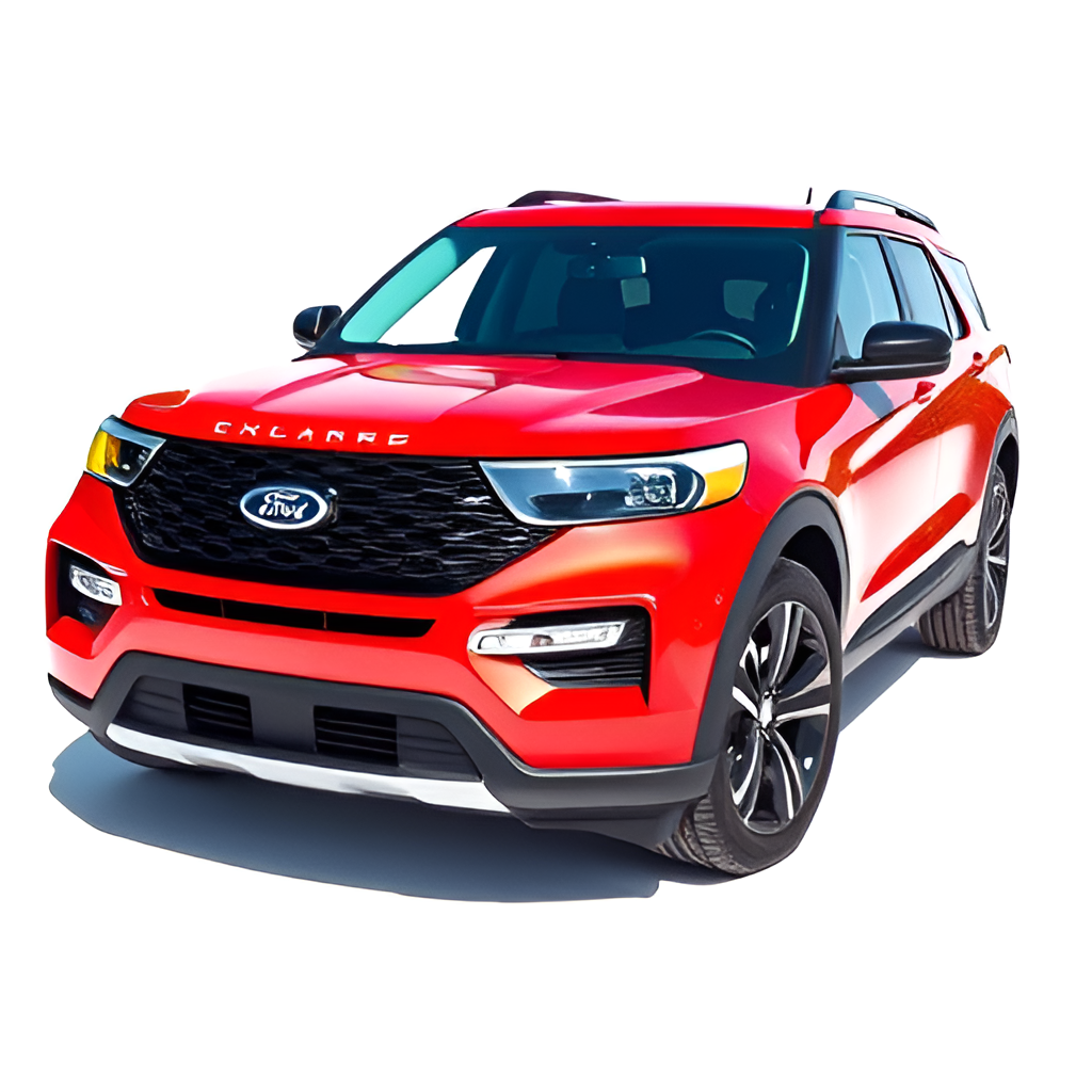 2023 Ford Explorer Red Metallic "Timeless Legends" Series 1/43 - Premium Ford Models from Motormax - Just $36.89! Shop now at Rapidvehicles