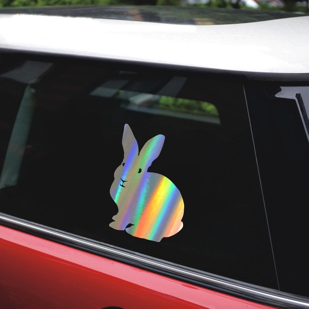 Rylybons 12.9cm*14.4cm DIY Bunny Rabbit Windows - Premium Automotive from Magenta Aether - Just $5.99! Shop now at Rapidvehicles