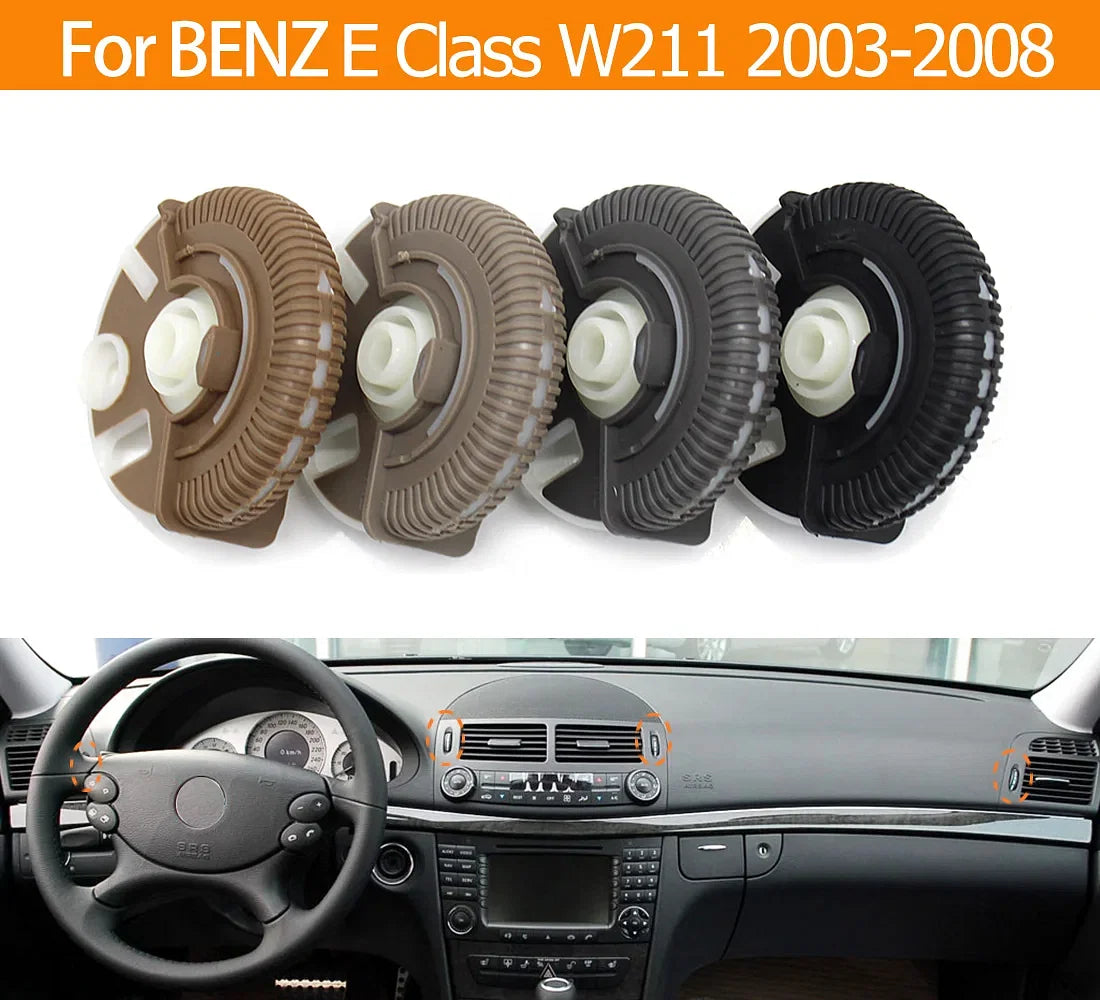 Color Name: Orange - Front Air Conditioner Control Roller Ac Vent Base Rolling Wheel For Mercedes Benz E Class W211 2003-2008 E200 E230 E260 E280 - Premium Electrical Equipment from NoEnName_Null - Just $31.33! Shop now at Rapidvehicles