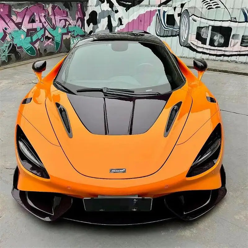 New McLaren 720S Bodykit Carbon Fiber 765LT Includes Front Bumper Side Skirt Rear Bumper Rear Wing Fender Exhaust All New