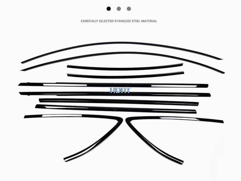 Car Styling Accessories For Maserati Levante M161 Ghibli M157 Quattroporte M156 2013-2023 Window Molding Glass Side Trim Strip