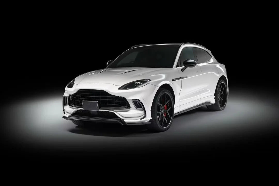 For Aston Martin DBX Carbon Fiber Body Kit DBX Upgraded Type WD Carbon Fiber Front Lip Diffuser Spoiler