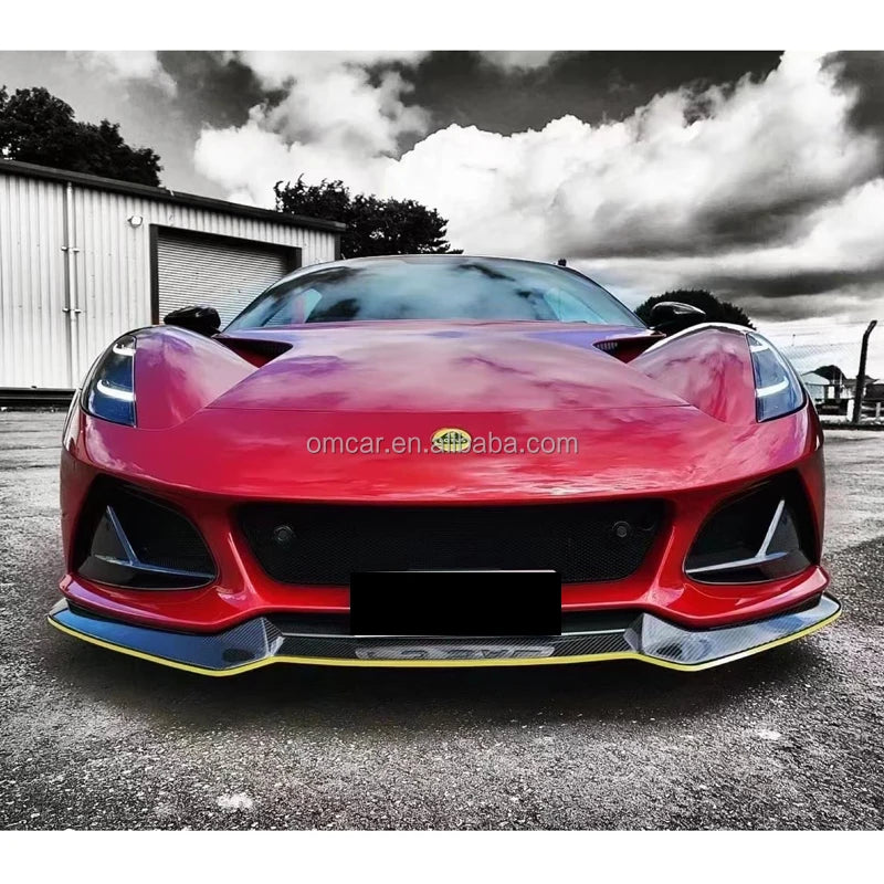 Car Exterior Accessories Dry Carbon Fiber Body Kit Front Lip Side Skirts Rear Diffuser Spoiler Wing Mirrors for Lotus Emira