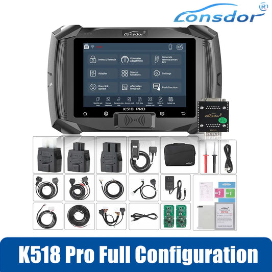 Lonsdor K518 Pro Full Configuration Global Version All In One Key Programmer with 2 Years Free Update Time