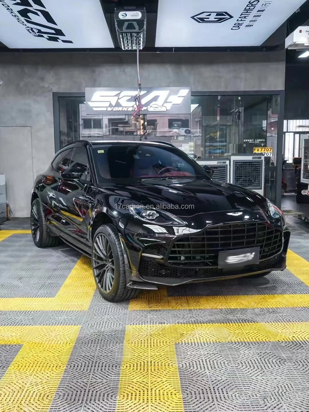 OEM Style Dry Carbon Fiber Side Skirt Extension Perfect Fit for Aston Martin DBX 707