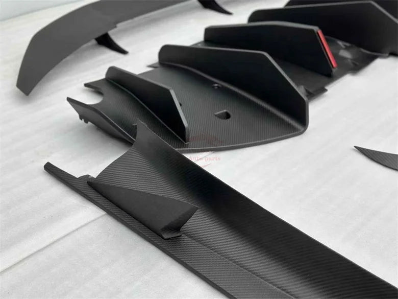 For Lotus Emira Upgrade V Style Dry Carbon Fiber Front Lip Side Skirts Rear Diffuser Rear Spoiler Hood Side air Vents