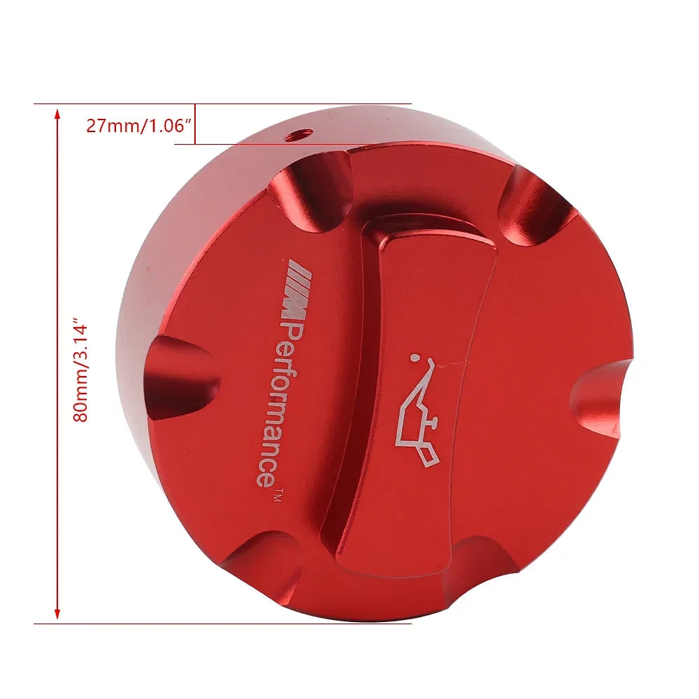 Color: Red - Car Oil Filter Cap Water Tank Cap Aluminum for BMW 3 series 5 series N20 and New MINI 2.0T engine. Protecting your cap - Premium Exterior Parts from RAVERACING - Just $29.13! Shop now at Rapidvehicles