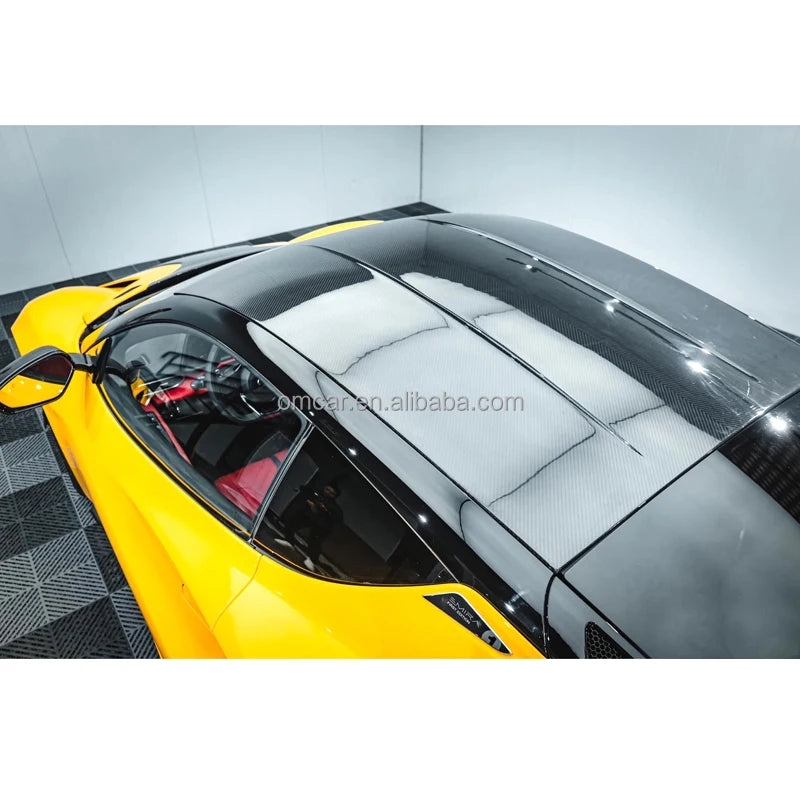 Dry Carbon Fiber Body Kit for Car Lotus Emira Front Canards Lip Side Skirts Vent Engine Hood Cover Rear Diffuser Spoiler