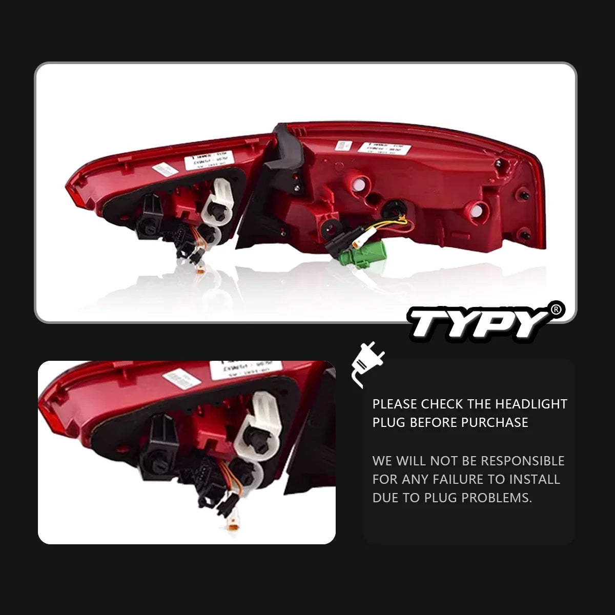 TYPY New LED Taillight Upgrade Modified Full Tail Lamp Car Accessories For Audi A5 2008-2016 Dynamic Turn Signals