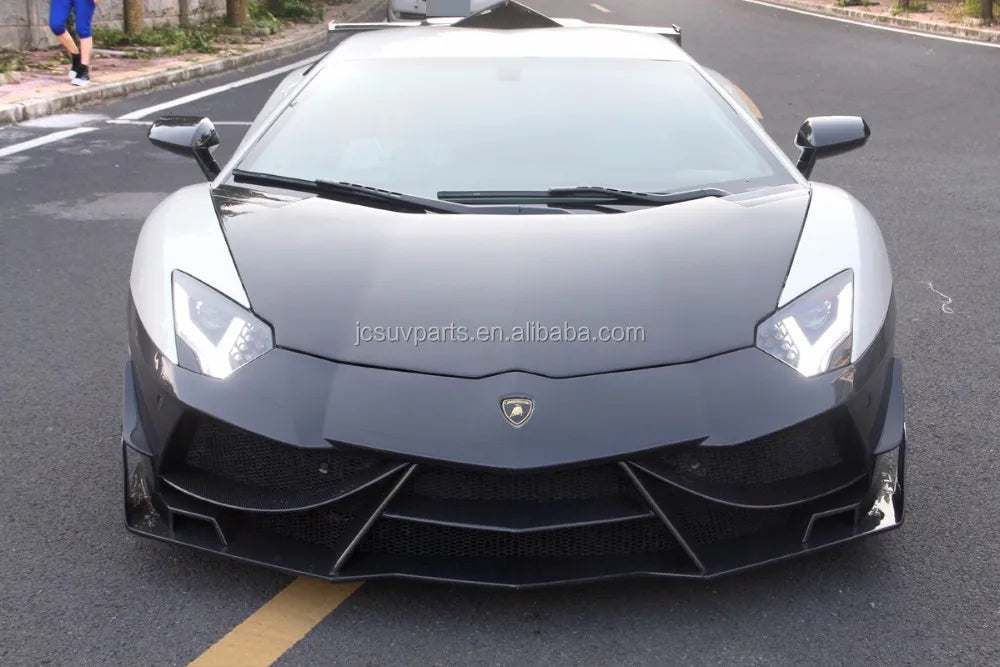 Real Carbon Fiber Front Bumper Fiberglass For Lamborghini Aventador LP700 Body Kit