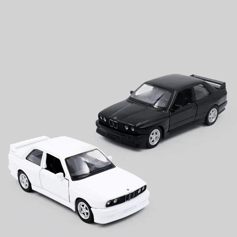 Color: PURPLE - 1:36 BMW M3 E30 1987 Porsche 911 Turbo Audi - Premium Play Vehicles & Models from NoEnName_Null - Just $32.39! Shop now at Rapidvehicles