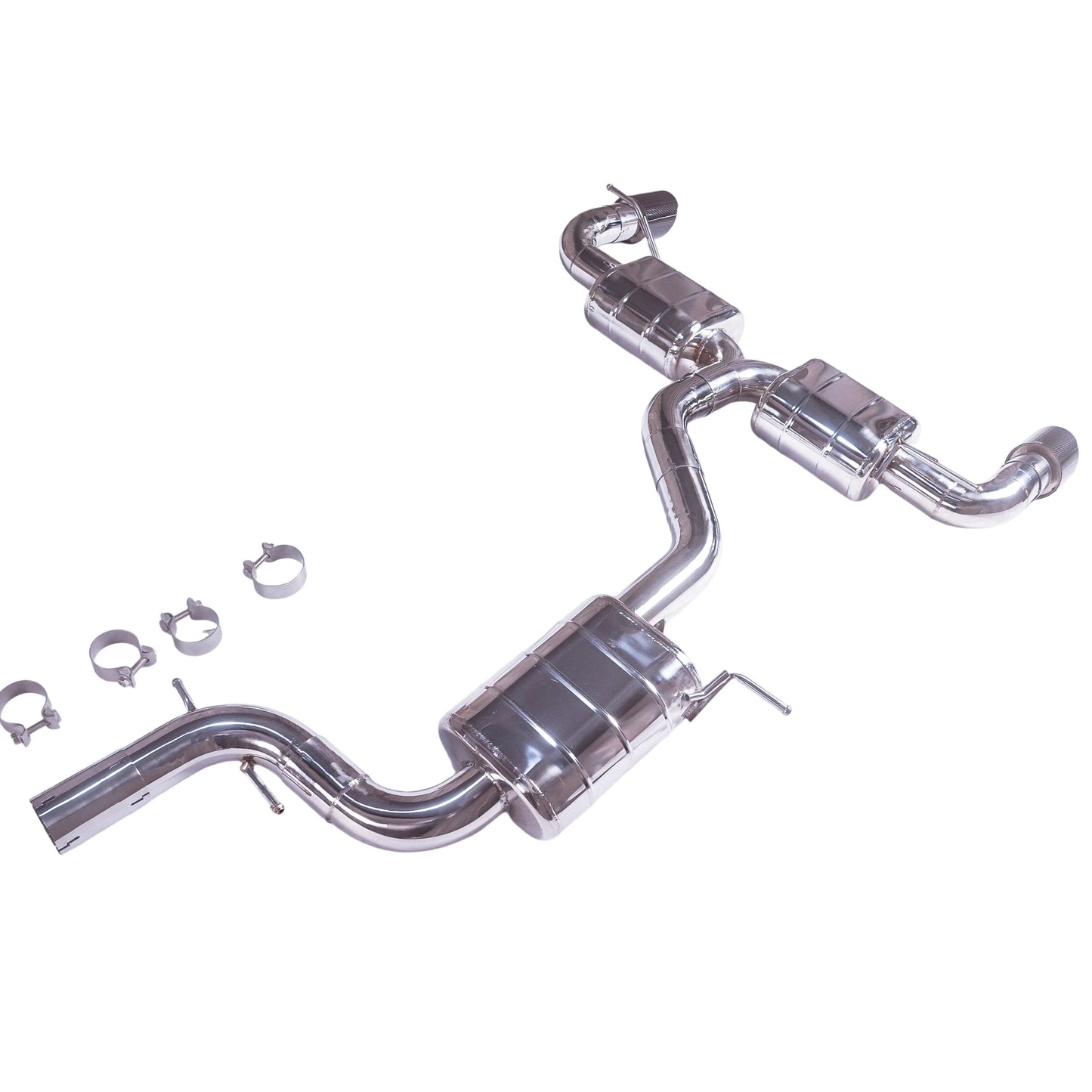 【 Customized Product 】 Stainless steel exhaust system, Volkswagen Golf 6GTI 2.0 drum muffler, deep and rich sound quality, exhau