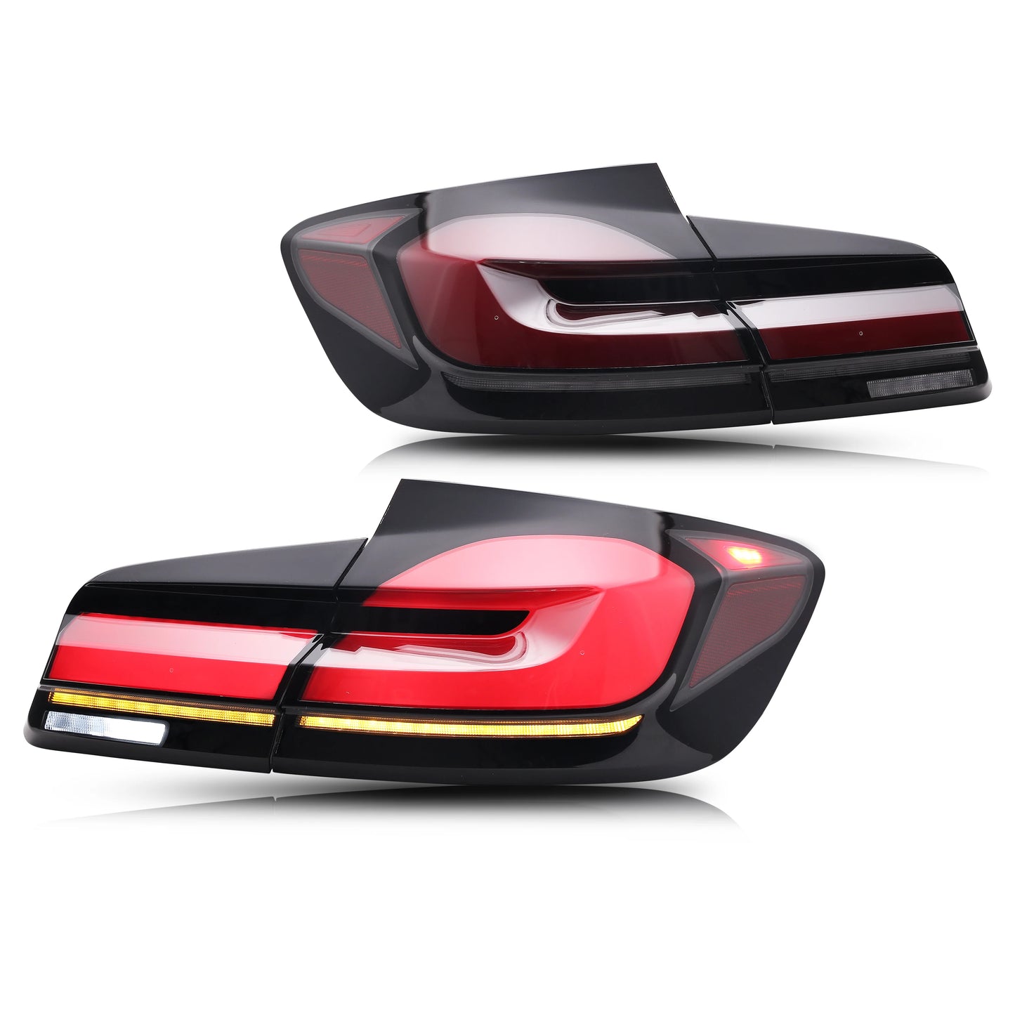 LED Tail Lights for BMW 5-Series 2011-2016 F10 M5 525 528 530 Dynamic Animation Sequential Turn Signal Rear Lamps Assembly