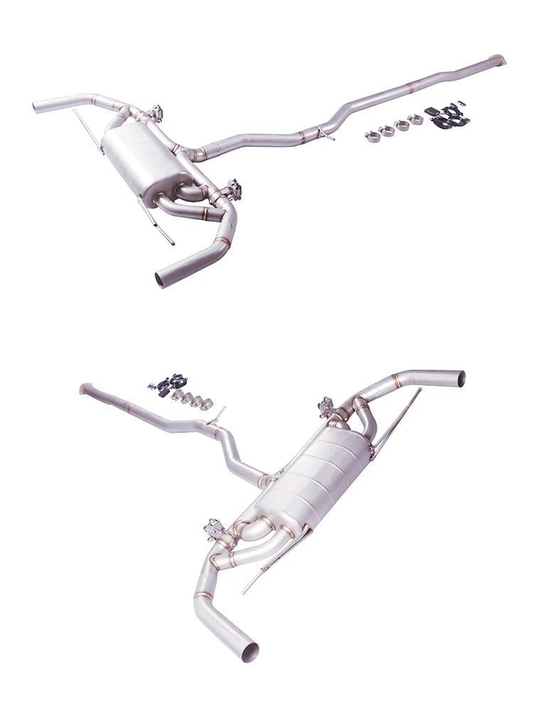 GFC catback exhaust muffler for Volvo XC60 XC90 2.0T, Car electric valve exhaust system made of 304 stainless steel