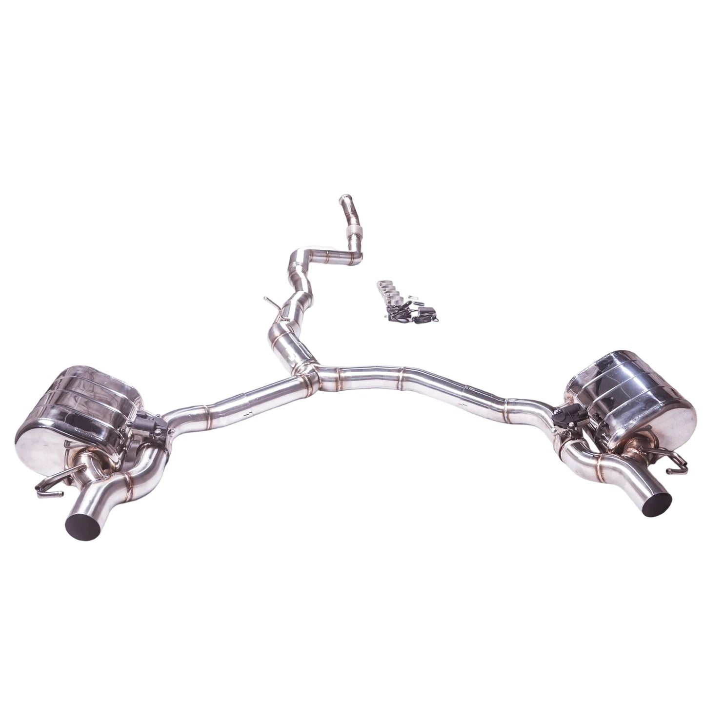 【 Customized Product 】304 stainless steel Mercedes-Benz CLS450 3.0T M256 valve-controlled muffler Exhaust System 89mm