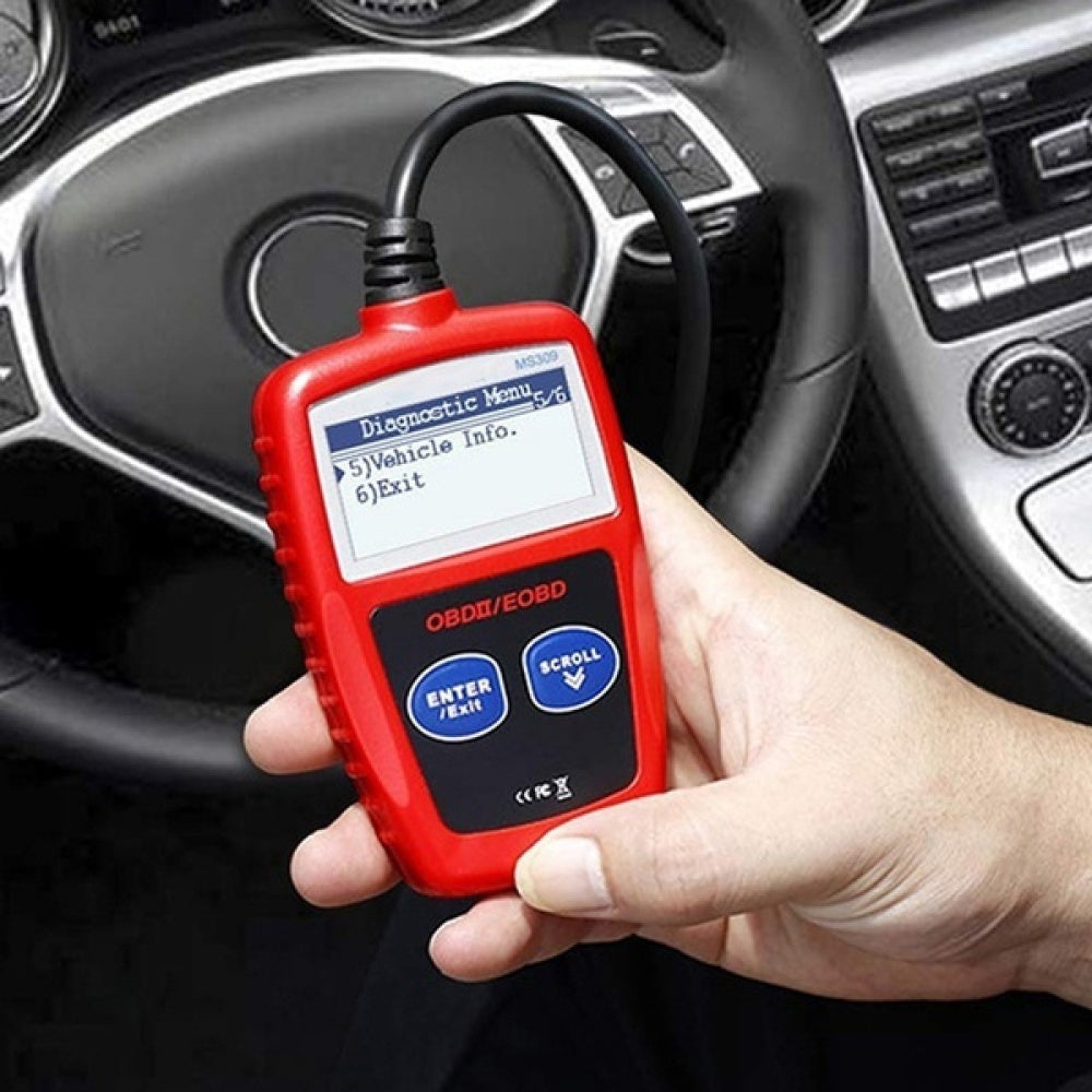 MS309 OBDII Automobile Fault Detector Automotive Diagnostic Tools Reading Card Car Repairing Auto Diagnostic Tool - Premium Automotive from Rapidvehicles - Just $36.99! Shop now at Rapidvehicles