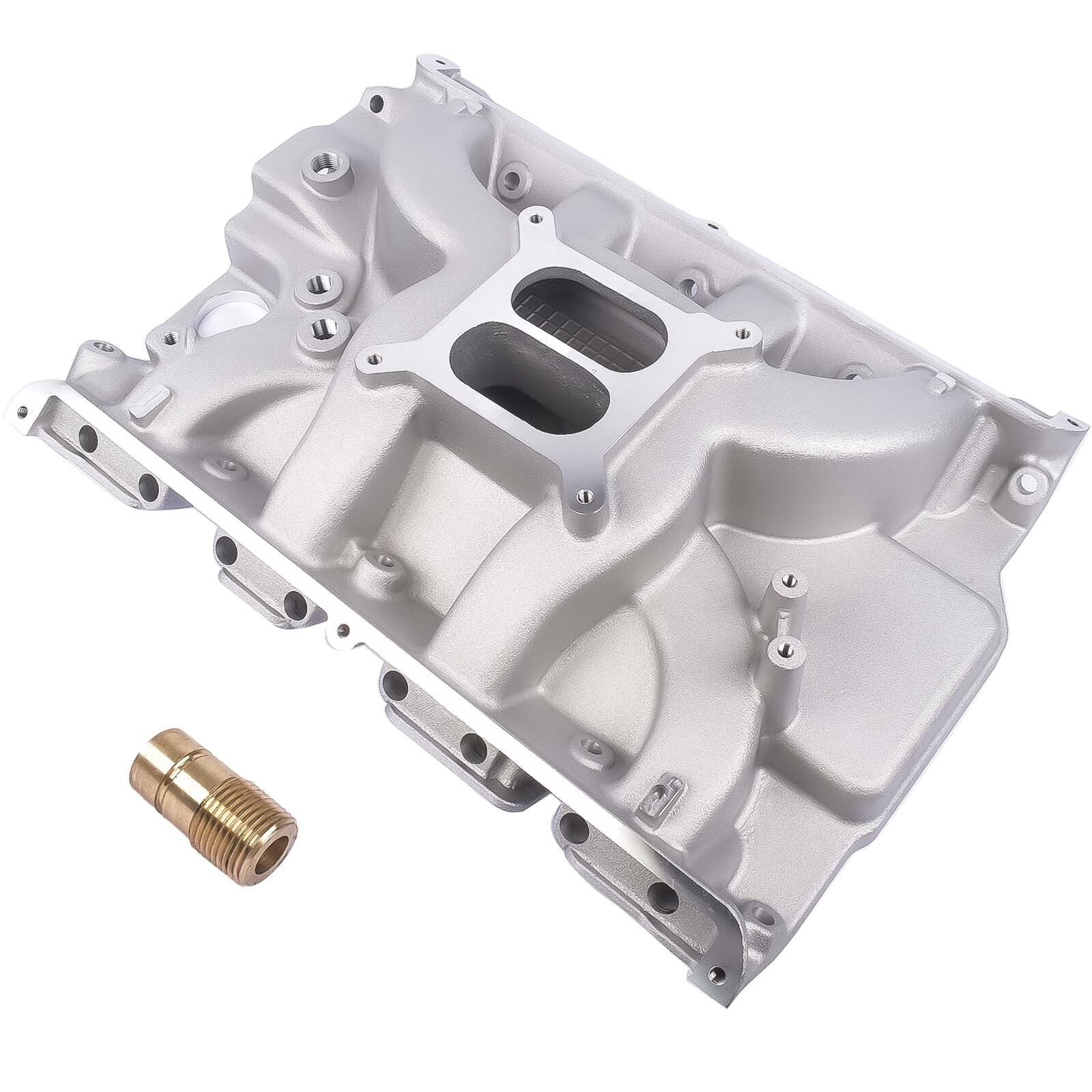 Intake Manifold Aluminum Dual Plane R1148 for Edelbrock 7105 FE - Premium Automotive from Rapidvehicles - Just $373.99! Shop now at Rapidvehicles