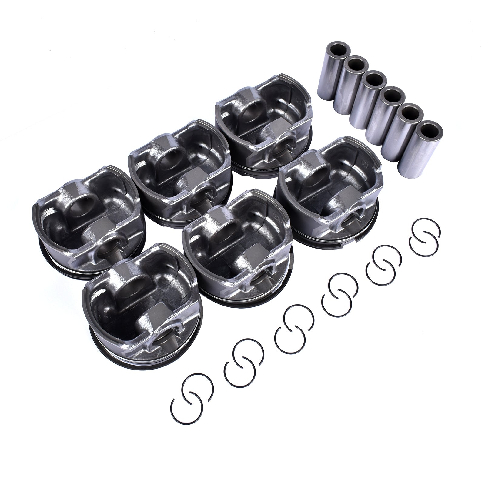 6pcs 84.00mm Pistons & Rings Set For BMW E46 E39 E60 E61 X3 E83 Z4 E85 M54B25 11257512526 11257512526 - Premium Automotive from Rapidvehicles - Just $379.99! Shop now at Rapidvehicles