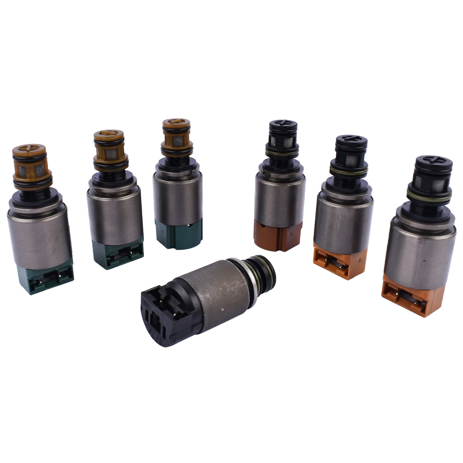 7x TRANSMISSION SOLENOIDS 6HP19 6HP26 6HP32 ZF6HP34 for BMW X3 X5 Jaguar XF 1068298045 1068298046 ZF6HP19 - Premium Automotive from Rapidvehicles - Just $117.99! Shop now at Rapidvehicles