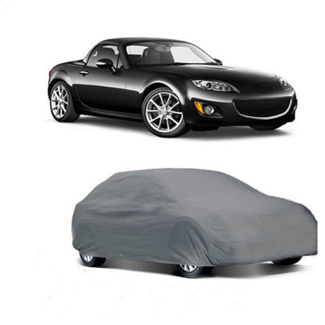 Weatherproof PEVA Car Protective Cover with Reflective Light Silver Gray XXL - Premium Automotive from Rapidvehicles - Just $51.99! Shop now at Rapidvehicles