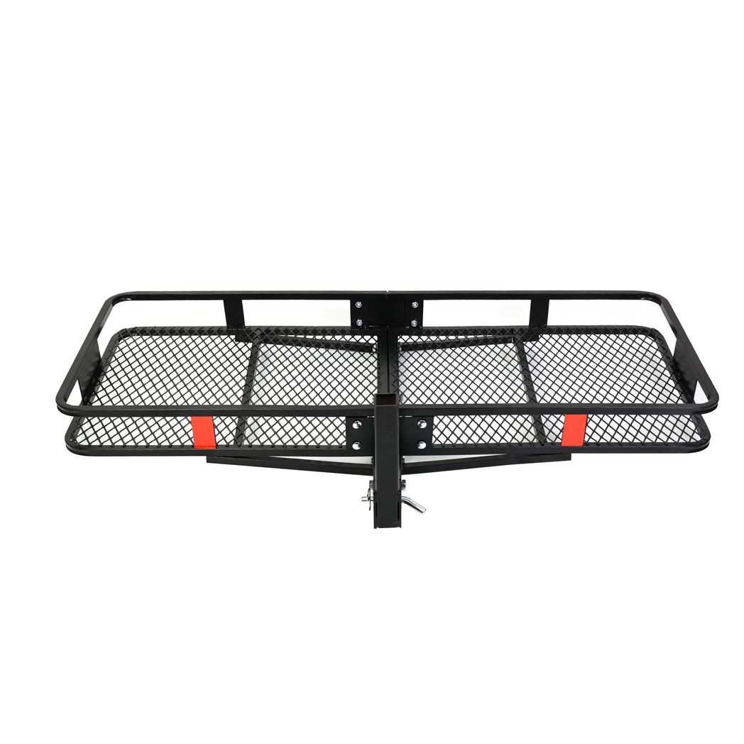 60" x 24" x 6" Cargo Carrier 2 Inch Folding Angled Shank Luggage Basket - Premium Automotive from Rapidvehicles - Just $201.99! Shop now at Rapidvehicles