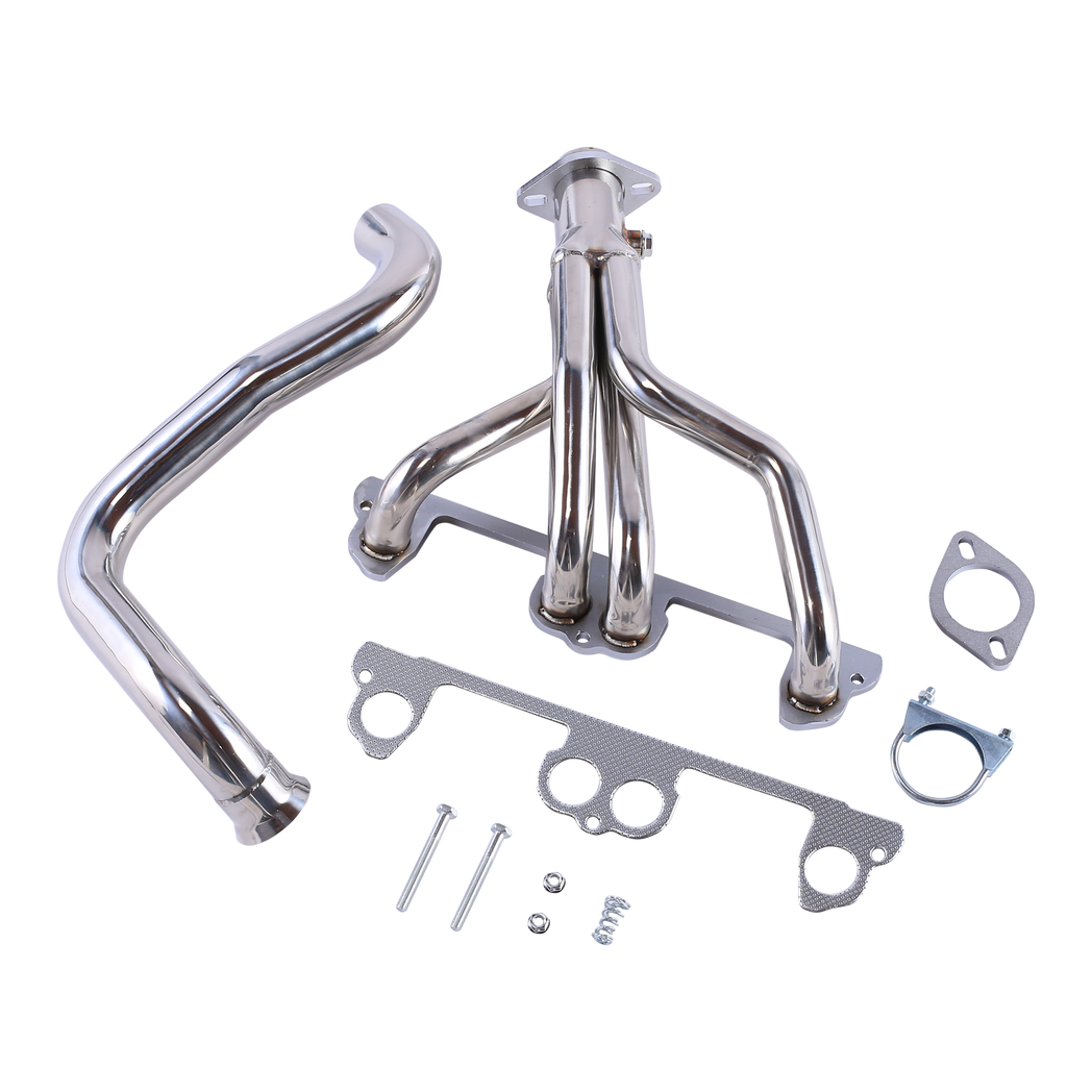 Jeep Wrangler TJ 1997-1999 2.5L L4 Stainless Manifold Header w/ Downpipe MT001057 - Premium Automotive from Rapidvehicles - Just $185.99! Shop now at Rapidvehicles