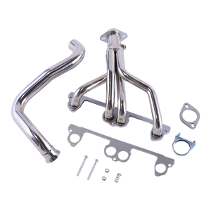 Jeep Wrangler TJ 1997-1999 2.5L L4 Stainless Manifold Header w/ Downpipe MT001057 - Premium Automotive from Rapidvehicles - Just $185.99! Shop now at Rapidvehicles