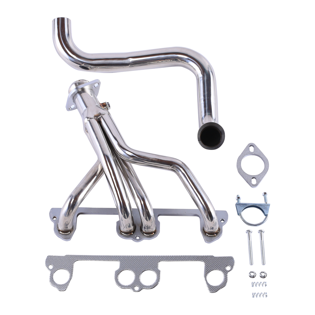 Jeep Wrangler TJ 1997-1999 2.5L L4 Stainless Manifold Header w/ Downpipe MT001057 - Premium Automotive from Rapidvehicles - Just $185.99! Shop now at Rapidvehicles