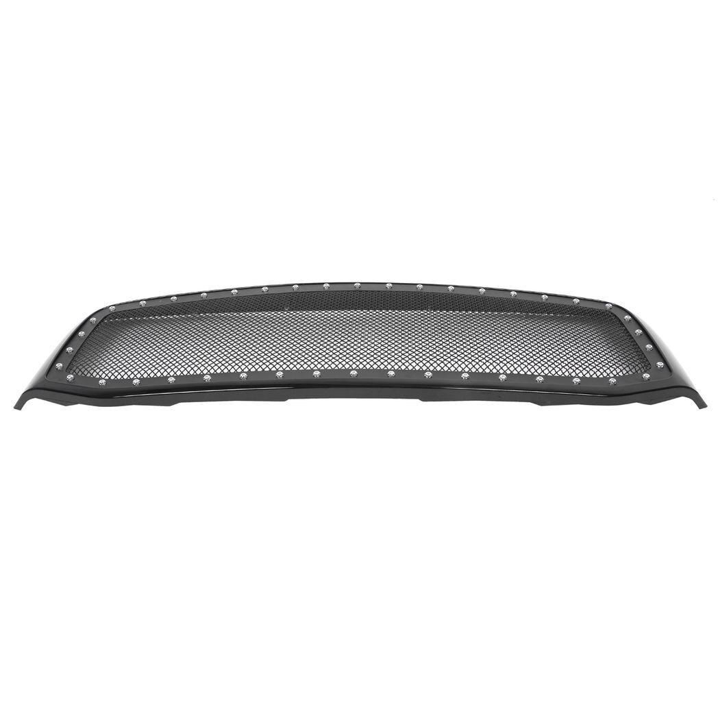 ABS Plastic Car Front Bumper Grille for 2006-2008 Dodge RAM 1500/2007-2009 Doge RAM 2500/3500 ABS Plastic Stainless Steel Coating with Rivet QH-CH-001 Black - Premium Automotive from Rapidvehicles - Just $167.99! Shop now at Rapidvehicles