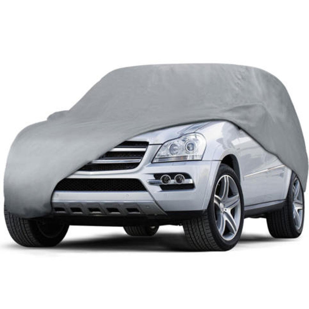 Weatherproof PEVA Car Protective Cover with Reflective Light Silver Gray YXL - Premium Automotive from Rapidvehicles - Just $45.99! Shop now at Rapidvehicles