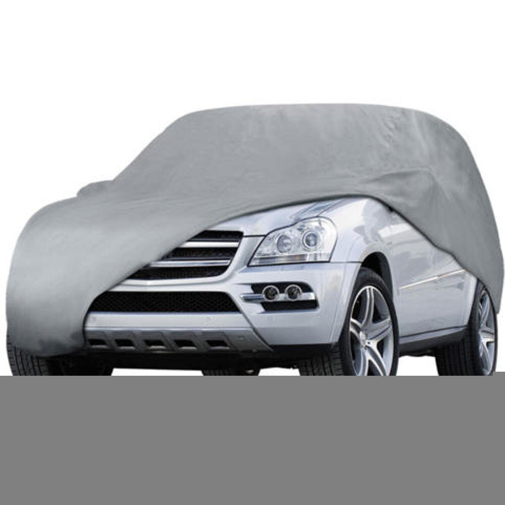 Weatherproof PEVA Car Protective Cover with Reflective Light Silver Gray YXL - Premium Automotive from Rapidvehicles - Just $40.99! Shop now at Rapidvehicles