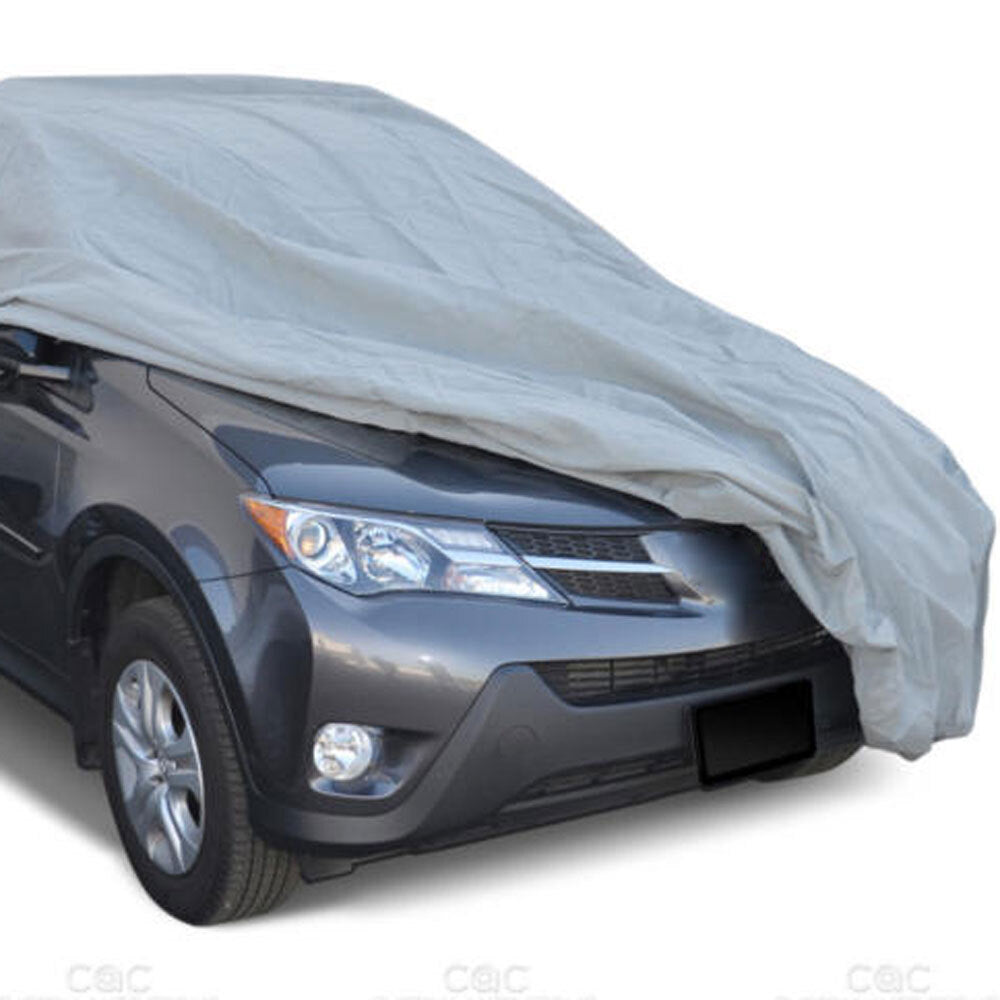 Weatherproof PEVA Car Protective Cover with Reflective Light Silver Gray YXL - Premium Automotive from Rapidvehicles - Just $45.99! Shop now at Rapidvehicles