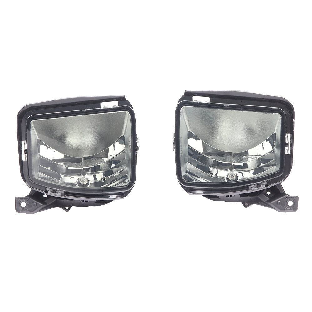 Pair For 13-18 Dodge RAM 1500 Smoke Fog Light Front Bumper Lamps Switch Wiring - Premium Automotive from Rapidvehicles - Just $65.99! Shop now at Rapidvehicles