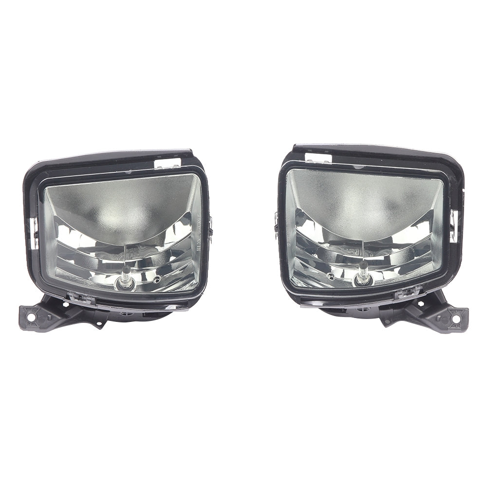 Pair For 13-18 Dodge RAM 1500 Smoke Fog Light Front Bumper Lamps Switch Wiring - Premium Automotive from Rapidvehicles - Just $60.99! Shop now at Rapidvehicles