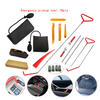 18pcs Car Tools Kit with 4 long reach grabbers, 2 air bag pumps, 4 trim removal tools, 4 fastener nuts, 2 wrenches, 1 injury free wedge, 1 tool case bag, 1 manual - Premium Automotive from Rapidvehicles - Just $48.99! Shop now at Rapidvehicles