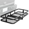 Hitch Mounted Folding Cargo Carrier Black - Premium Automotive from Rapidvehicles - Just $169.99! Shop now at Rapidvehicles