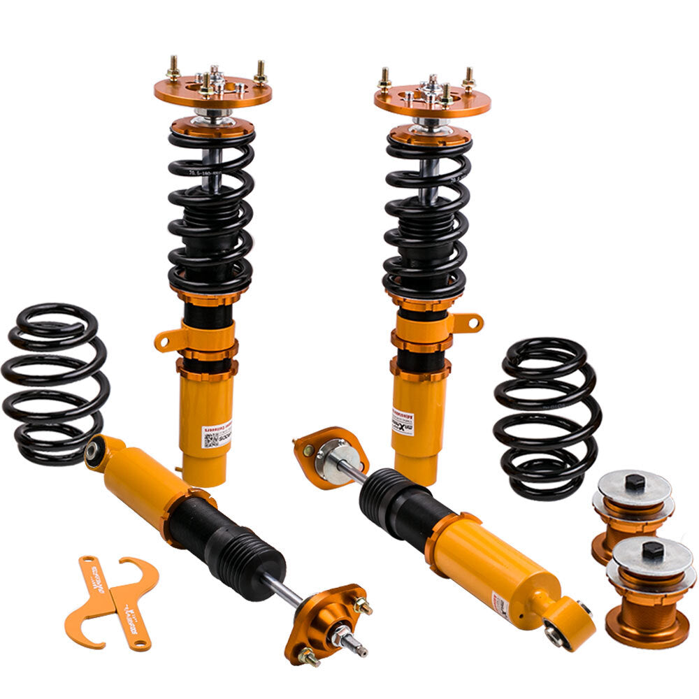 24 Ways Adjustable Damper Spring Coilover Kit for BMW E46 3 Series Shock Absorber - Premium Automotive from Rapidvehicles - Just $561.99! Shop now at Rapidvehicles