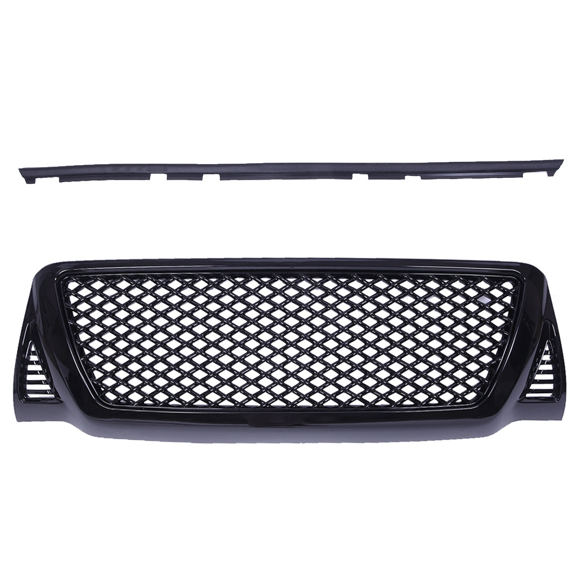 ABS Plastic Car Front Bumper Grille for 2005-2011 Toyota Tacoma ABS Coating QH-TO-009 Black - Premium Automotive from Rapidvehicles - Just $144.99! Shop now at Rapidvehicles