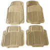 4pcs Replacement Anti-slip Rubber Car Floor Mats Beige - Premium Automotive from Rapidvehicles - Just $43.99! Shop now at Rapidvehicles