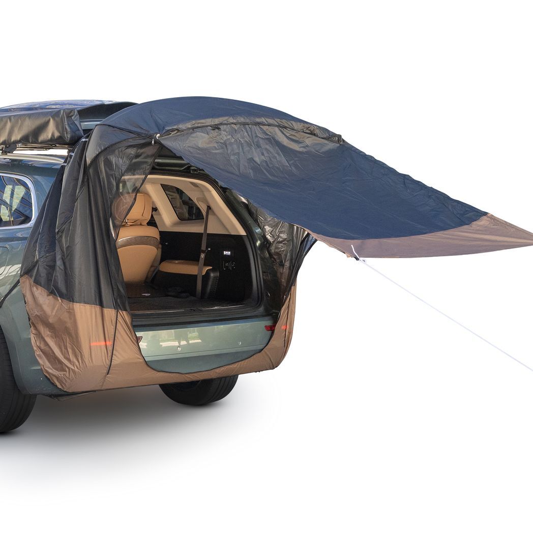 Black Car Travel Tent Awning Small Car - Premium Automotive from Rapidvehicles - Just $51.99! Shop now at Rapidvehicles