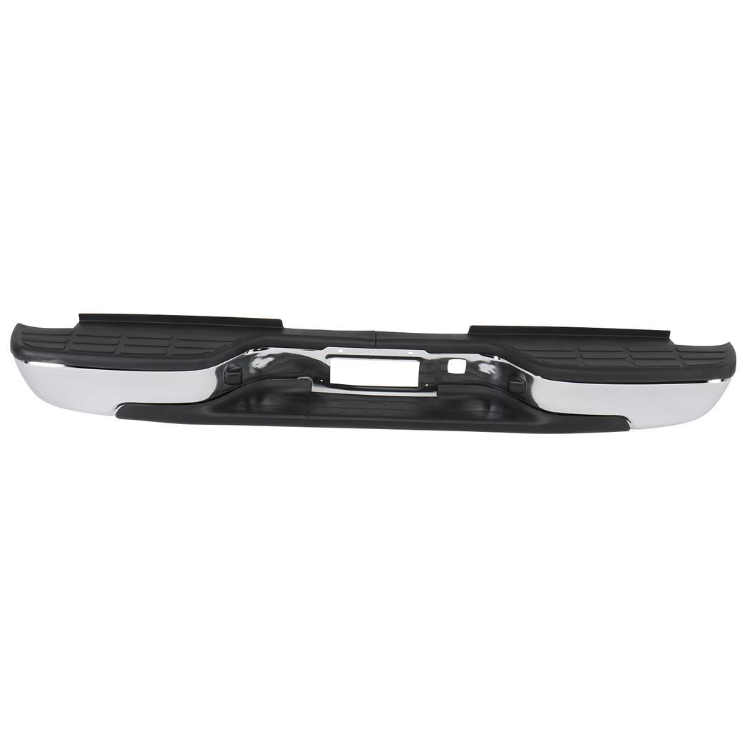 Pickup Rear Bumper Chevrolet Silverado 2500 HD 1999-2007 - Silver/Steel - Premium Automotive from Rapidvehicles - Just $232.99! Shop now at Rapidvehicles