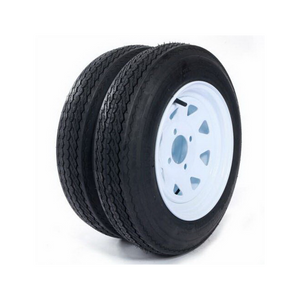 2x tires Trailer Tires & B =4 Ply Construction Painted White 780 Lbs - Premium Automotive from Rapidvehicles - Just $171.99! Shop now at Rapidvehicles