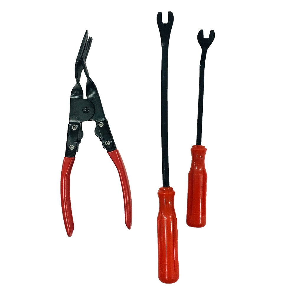 3 PCS Car Door Panel Clips Pliers Trim Removal Fastener Puller Repair Tool Combo Kit - Premium Automotive from Rapidvehicles - Just $31.99! Shop now at Rapidvehicles