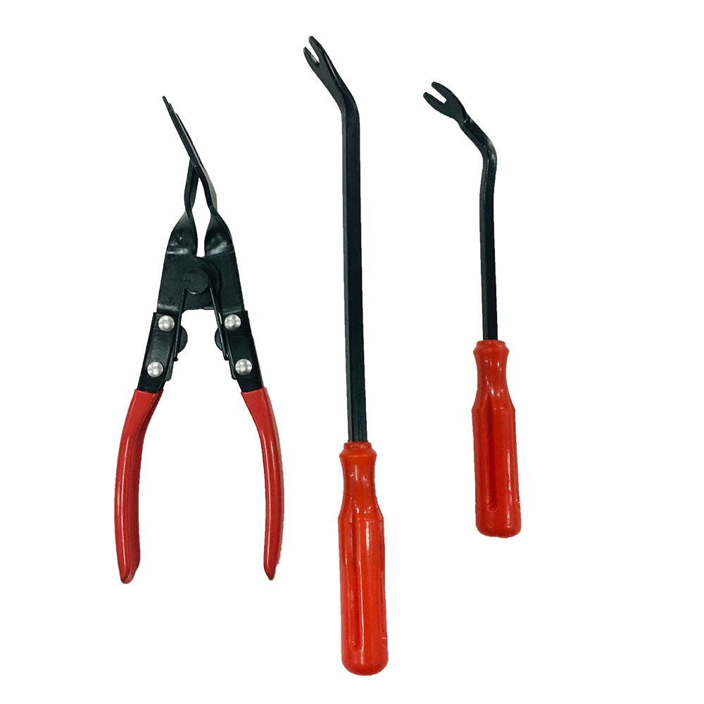 3 PCS Car Door Panel Clips Pliers Trim Removal Fastener Puller Repair Tool Combo Kit - Premium Automotive from Rapidvehicles - Just $31.99! Shop now at Rapidvehicles