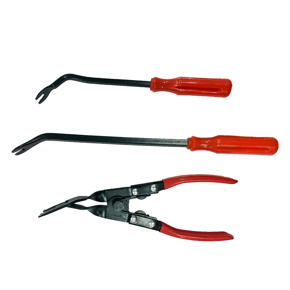 3 PCS Car Door Panel Clips Pliers Trim Removal Fastener Puller Repair Tool Combo Kit - Premium Automotive from Rapidvehicles - Just $31.99! Shop now at Rapidvehicles