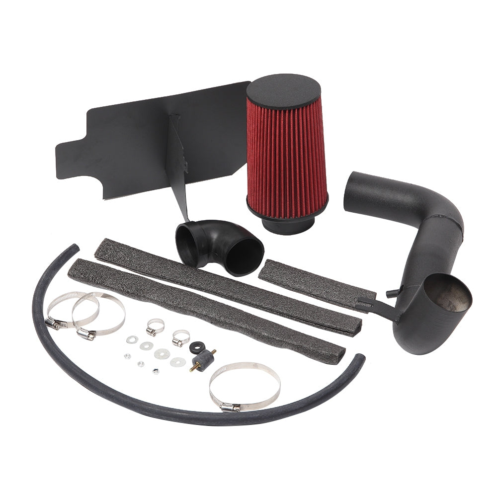 3" Intake Pipe With Air Filter Black Wrinkle   Red Filter for Gmc / Chevrolet Sonoma 1998-2003 2.2L L4 Red - Premium Automotive from Rapidvehicles - Just $140.99! Shop now at Rapidvehicles